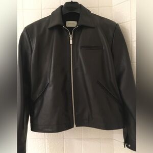 Magda Butrym Boxy Leather Jacket
